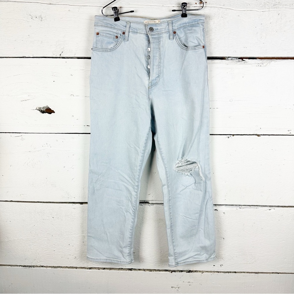 Levi’s ribcage straight ankle jeans size 31 - Picture 4 of 6